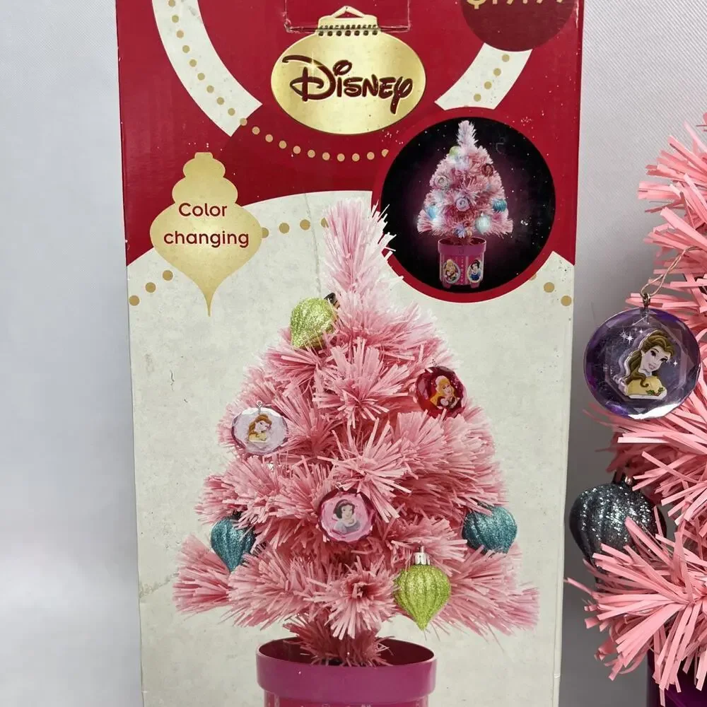 Vintage Disney 18 inch princess fiber optic tree With Box Tested Works Great